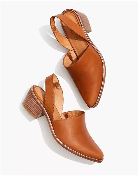 plus size custom womens slingback mule